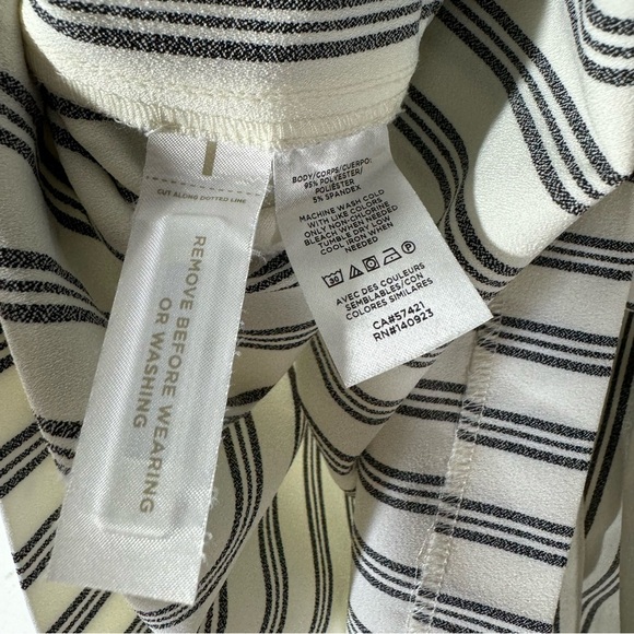 2/$35 Loft Paperbag Tie Waist Striped Cargo Shorts - Picture 10 of 10